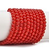 Natural Dyed White Jade Beads Strands GG-CBAEB22-B01-4mm-06-2