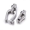 Tarnish Resistant 304 Stainless Steel Clasps STAS-E440-83P-3