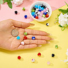 40Pcs 8 Colors Handmade Lampwork Beads LAMP-TA0001-54B-6