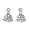 Christmas Alloy Crystal Rhinestone Pendants FIND-L026-01G-P-1