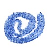 Transparent Glass Beads Strands GLAA-Q118-01A-B03-2