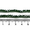 Electroplate Transparent Glass Beads Strands EGLA-A035-T3mm-A10-4