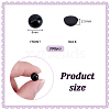 Acrylic Half Round Beads OACR-PH0004-63C-4