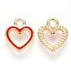 Alloy Enamel Charms X-ENAM-S121-040-1