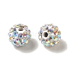 Pave Disco Ball Beads RB-H258-8MM-101-A-1