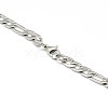 Fashionable 304 Stainless Steel Figaro Chain Necklaces for Men X-STAS-A028-N017P-3