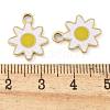 Ion Plating(IP) 304 Stainless Steel Enamel Pendants STAS-U032-03G-3