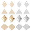 BENECREAT 64Pcs 8 Style Brass Charms KK-BC0009-54-1