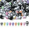 130Pcs 3 Styles Craft Style Acrylic Beads OACR-FS0001-69-2