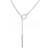 Alloy Ring & Stick Lariat Necklaces for Women WG56D22-02-2