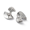 304 Stainless Steel Stud Earrings for Women EJEW-D095-01P-2