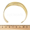 Hollow Brass Cuff Open Bangles BJEW-M060-04G-3