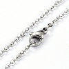 Non-Tarnish 304 Stainless Steel Pendant Necklaces NJEW-E147-01P-4