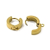 304 Stainless Steel Hoop Earring Findings STAS-A091-02G-2