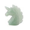 Natural Green Aventurine Unicorn Display Decorations UNIC-PW0001-053K-1