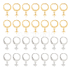 Unicraftale 40Pcs 2 Colors 304 Stainless Steel Leverback Earring Findings STAS-UN0046-30-1