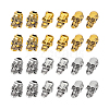 Unicraftale 24Pcs 6 Styles Alloy EDC European Beads FIND-UN0002-97-1