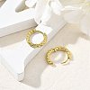 304 Stainless Steel Hoop Earrings for Women EJEW-U035-11G-2