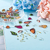 Kissitty DIY Butterfly Drop Earring Making Kit DIY-KS0001-33-6