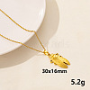 Stainless Steel Insect Pendant Necklace Unisex Jewelry TG2584-6-1