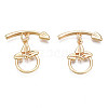 Brass Toggle Clasps KK-Q278-006-NF-1