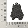 Halloween Theme Alloy Enamel Pendants ENAM-I060-07A-3