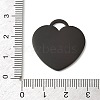 Valentine's Day 304 Stainless Steel Pendants SA-E001-13EB-3
