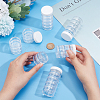 Plastic Bead Screw Together Stacking Jars CON-WH0092-53B-3