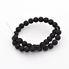 Dyed & Heated Natural Black Agate Beads Strands X-G-P088-14-6mm-2