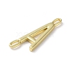 Rack Plating Brass Connector Charms KK-P245-07G-A-2