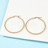 Ion Plating(IP) 304 Stainless Steel Big Hoop Earrings EJEW-L215-16G-4