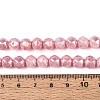 Anti-Tarnish Electroplate Glass Beads Strands GLAA-N010-8mm-07-4
