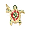 Brass Micro Pave Cubic Zirconia Pendants KK-H255-01A-G02-1
