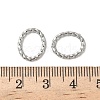 304 Stainless Steel Twisted Linking Rings STAS-L300-006C-P-3