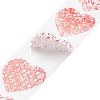 500 Paste  Paper Self-Adhesive Heart Stickers AJEW-S085-02E-3