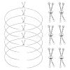 12Pcs 2 Style Adjustable 304 Stainless Steel Bracelet Making MAK-UN0001-22-1