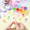 80Pcs 8 Colors Eco-Friendly ABS Plastic Knitting Crochet Locking Stitch Markers Holder FIND-YW0005-36-5