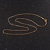 304 Stainless Steel Snake Chain Necklaces NJEW-O096-C-23G-2