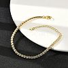 Clear Cubic Zirconia Tennis Bracelet BJEW-A132-02G-6