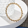 Brass Micro Pave Cubic Zirconia Cuff Bangles for Women BJEW-F482-13G-1