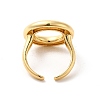 Brass Open Cuff Rings RJEW-P098-06G-3