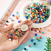 325G Electroplate Round Glass Beads Strands EGLA-TA0030-10-6