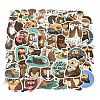 Cartoon Otter Waterproof PVC Self-adhesive AJEW-D275-06-1