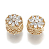 Alloy Rhinestone Beads PALLOY-T048-02G-1