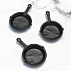 10Pcs Plastic Frying Pan Miniature Ornaments PW-WG6F097-01-2