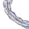 Transparent Electroplate Glass Beads X1-GLAA-K064-05A-HR01-3