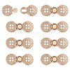 Zinc Alloy Snap Lock Clasps FIND-WH0149-96KCG-1