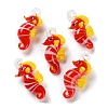 Handmade Lampwork Pendants LAMP-S068-08B-1