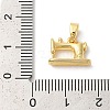 Rack Plating Brass Charms KK-Z056-01G-3