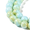 Baking Paint Glass Bead Strands GLAA-H031-01B-08-4